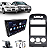 Kit Moldura Preta Multimídia Carplay Câmera Réastra 1998 1999 2000 2001 2002 2003 2004 2005 2006 2007 2008 2009 2010 2011 - Imagem 1