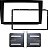 Multimidia Espelhamento Automotivo Corsa Vectra Meriva Montana 2003 2004 2005 2006 2007 2008 2009 2010 2011 2012 - Imagem 10