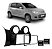 Kit Central Multimidia Mp5 Moldura Black Piano Uno Vivace 2011 Até 2014 - Imagem 2