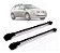 Travessa Aluminio Megane Grand Tour 2006 Até 2012 Slim Preto - Imagem 1