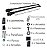 Travessa Aluminio Nova Oroch Intense 2022 E 2023 Transversal Slim Prata - Imagem 3
