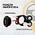 Kit 4 Calotas Spider  Aro 13 Black Silver Design Esportivo - Imagem 3