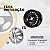 Kit 4 Calotas Spider  Aro 13 Black Silver Design Esportivo - Imagem 2