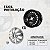 Kit 4 Calotas Esportivas Velox Aro 14 Silver Black Para Rodas Com Sistema De Furação 4 E 5 - Imagem 2