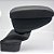 Apoio Encosto De Braço Banco Central Citroen C3 2013 2014 2015 2016 2017 2018 2019 Couro Preto Cinza Grafite Porta Objetos Suporte Automotivo - Imagem 4