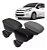 Apoio Encosto De Braço Banco Central Citroen C3 2013 2014 2015 2016 2017 2018 2019 Couro Preto Cinza Grafite Porta Objetos Suporte Automotivo - Imagem 1