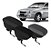 Apoio de Braço Corsa Wind 94 95 96 97 98 99 00 01 02 Corsa Classic 03 04 05 06 07 08 09 10 11 12 13 14 15 16 Rebatível com Porta Objetos Encaixe no Banco do Motorista Couro Ecológico Grafite Cinza Preto - Imagem 1