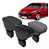 Apoio Descansa Braço Encosto Suporte Porta Objetos Peugeot 307 2002 2003 2004 2005 2006 2007 2008 2009 2010 2011 2012 Couro Preto Cinza Grafite - Imagem 1
