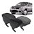 Apoio Descanso De Braço Encosto Suporte Porta Objetos Automotivo Banco Clio Hatch Sedan 2004 2005 2006 2007 2008 2009 2010 2011 2012 2013 2014 2015 2016 Couro Preto Cinza Grafite - Imagem 1