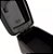 Apoio Descanso do Banco Braço Encosto Suporte Porta Objetos Automotivo Honda New Fit 2009 2010 2011 2012 2013 2014 Couro Preto Cinza Grafite - Imagem 4