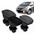 Apoio Descanso do Banco Braço Encosto Suporte Porta Objetos Automotivo Honda New Fit 2009 2010 2011 2012 2013 2014 Couro Preto Cinza Grafite - Imagem 1