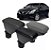 Apoio Descanso De Braço Encosto Central Nissan Versa 2011 2012 2013 2014 2015 2016 2017 2018 2019 Couro Preto Cinza Grafite Porta Objetos Suporte Automotivo - Imagem 1