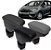 Apoio Descanso Braço Encosto Couro Banco Honda Wrv 2017 2018 2019 Fit 2015 2016 2017 2018 2019 Couro Preto Cinza Grafite Porta Objetos Suporte Automotivo - Imagem 1