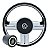 Volante Direção Esportiva Supersurf Gol Parati Saveiro G2 G3 G4 Polo 2002 a 2009 Golf 1996 a 2007  Bora 2000 a 2007 - Com Cubo - Imagem 1