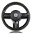 Volante Direção Esportiva Supersurf Gol Parati Saveiro G2 G3 G4 Polo 2002 a 2009 Golf 1996 a 2007  Bora 2000 a 2007 - Com Cubo - Imagem 9