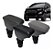 Apoio Descanso De Braço Encosto Banco Ecosport 2013 2014 2015 2016 2017 Couro Preto Cinza Grafite Porta Objetos Suporte Automotivo - Imagem 1