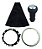 Manopla Marcha Com Coifa Citroen C3 2003 2004 2005 2006 2007 2008 2009 2010 2011 2012 - Imagem 1