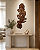 Costela-de-Adão Decorativa em Aço Corten 110x50 cm – Rústica Envelhecida - Imagem 4