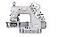 Ponto Corrente 4 agulhas 1/4 Cilindrica DD MARCA: JACK / MODELO: JK-8009VCDI-04085P - Imagem 1