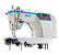 Costura reta eletronica DD-7mm sistema transporte por motor lanç Grande MARCA: JACK / MODELO: JK-A4B-ACHL-7 - Imagem 1