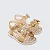 MINI MELISSA MAR SANDAL FLOWER CHROME 38164 - Imagem 4
