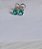 Brinco Prata Cristal Verde claro Oval - Imagem 1
