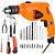 FURADEIRA DE IMPACTO 1/2 POL - 25 ACESSORIOS - BLACK DECKER 127V - Imagem 2