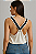 Regata Off-White com Alças Bordadas - MORENA ROSA - Imagem 2