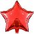 Balão Metalizado Formato Estrela 45cm de Altura Cor Sortida R.ydh.2127 Unidade - Imagem 1