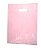 Sacola Plástica Alça Boca de Palhaço Cor Rosa Bebê 30cm x 40cm Pacote Com 10 - Imagem 1