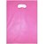 Sacola Plástica Alça Boca de Palhaço Cor Rosa Pink 20cm x 30cm Pacote Com 10 - Imagem 1