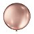 Bola São Roque Metallic Balloon Rose Gold Número 5 Pacote Com 25 - Imagem 1