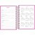 Agenda 2025 Espiral Diária Tilibra Pepper Rosa 11,7x16,4 R.291099 Com 160 Folhas - Imagem 2