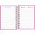 Agenda 2025 Espiral Diária Tilibra Pepper Rosa 11,7x16,4 R.291099 Com 160 Folhas - Imagem 3