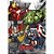 Caderno Brochura 1/4 Tilibra Avengers Capa Dura Sortida 14cm x 20cm R.308994 Com 80 Folhas - Imagem 3