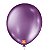 Bola Látex São Roque Metallic Balloon Roxo Número 16 Com 10 - Imagem 1