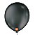 Bola Látex São Roque Metallic Balloon Preto Número 16 Com 10 - Imagem 1