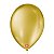 Bola Látex São Roque Cintilante Dourada Número 9 Com 25 - Imagem 1