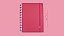 Caderno Inteligente Grande All Pink (20cm x 27cm)  Com 80 Folhas (60 Pautadas + 20 Lisas) 90 Gramas R.CIGD4103 - A Unidade - Imagem 1