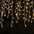 Pisca Pisca Natal Cascata Com 100 Leds Warm Fio Branco 8 Funções Conexão Macho/Fêmea 3 Metros Comprimento 127V R.11900 - Imagem 1