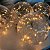 Pisca Pisca Natal Cortina Com 200 Leds Warm Fio Arame Com 10 Bolas 3 Metros Comprimento Bivolt R.21022 - Imagem 1
