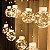 Pisca Pisca Natal Cortina Com 200 Leds Warm Fio Arame Com 10 Bolas 3 Metros Comprimento Bivolt R.21022 - Imagem 2