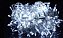 Pisca Pisca Natal Com 100 Leds Brancas 8 Funções Fio Transparente 10 Metros Comprimento 127V R.15101 Unidade - Imagem 1