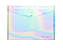 Pasta Plástica Envelope Leonora Pink Vibes Holográfica Blister Com 1 (23cm x 32cm) R.81005 Unidade - Imagem 1