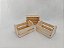 Mini Caixote De Madeira Pequeno 11,8cm x 7cm x 7cm - Unidade - Imagem 2