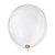 Balão São Roque Liso Nº16 Redondo Branco Polar c/10 Unidades - Imagem 1