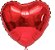 Balão Coração Vermelho 45cm Com Gás Hélio - Imagem 1