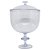 Taça Americana Acrílica Transparente Com Tampa 1,250 Litros R.0555 Unidade - Imagem 1