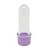 Tubete Cristal Tampa Lilas 8 cm Com 10 - Imagem 1