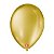 Bola Látex Lisa São Roque Cintilante Dourada Número 9 com 50 - Imagem 1